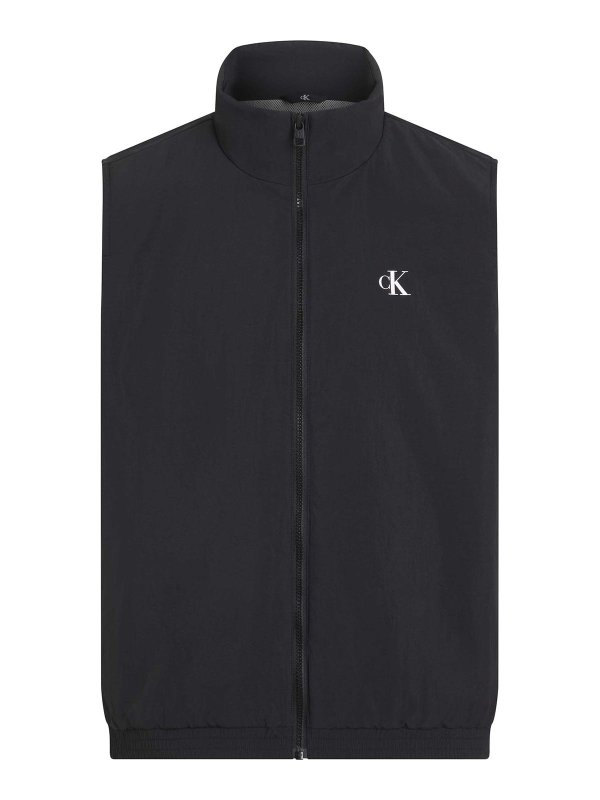 CALVIN KLEIN: jeans dritti, a sigaretta - Giacconi Nero