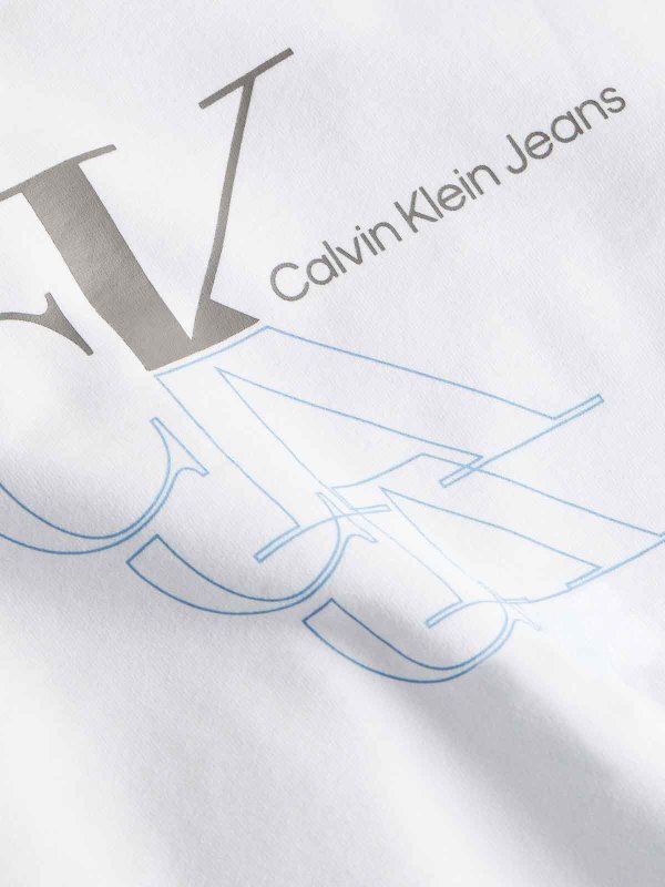 CALVIN KLEIN: Suéteres con cuello pico online - Suéter Cuello Redondo - Blanco