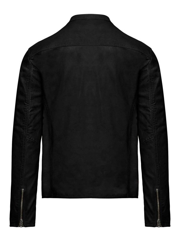 The Best Shops BOMBOOGIE: leather coats - Black jackets