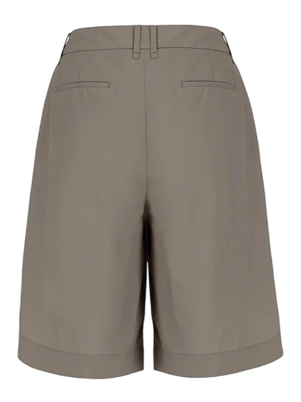 The Best Shops BOMBOOGIE: Trousers Shorts - Brown Shorts
