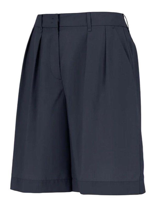 BOMBOOGIE: Trousers Shorts online - Blue Shorts