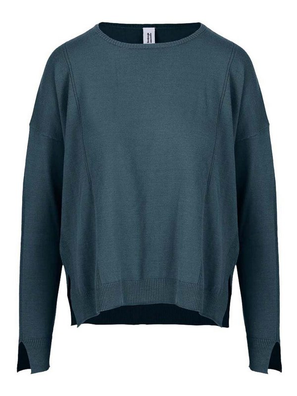 BOMBOOGIE: maglia collo rotondo - Maglie Blu