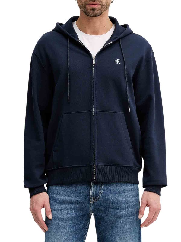 CALVIN KLEIN: スウェット＆セーター online - スウェットシャツ/セーター - ブルー