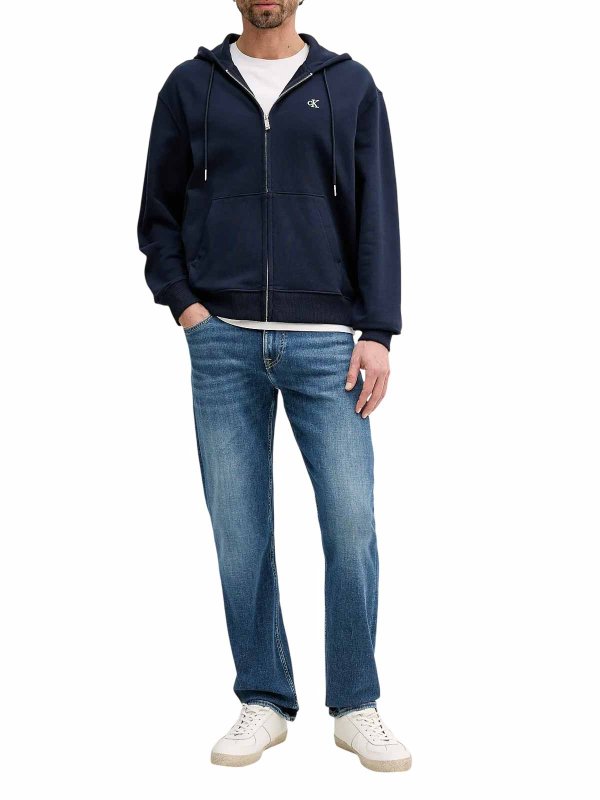 The Best Shops CALVIN KLEIN: スウェット＆セーター - スウェットシャツ/セーター - ブルー