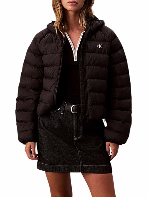 CALVIN KLEIN: cappotti al ginocchio online - Giacconi Nero
