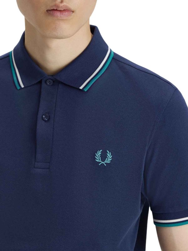 Polo - Bleu shop online: FRED PERRY