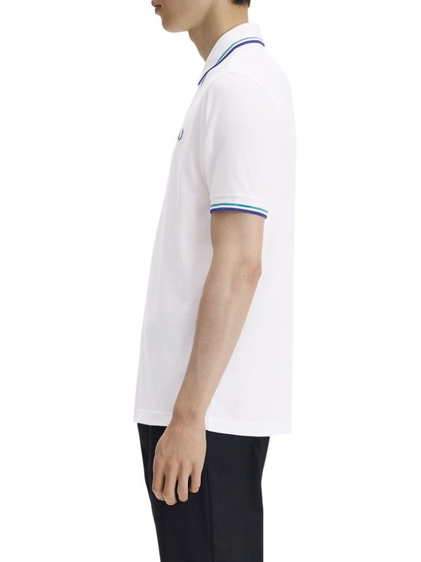 Poloshirt - Weiß shop online: FRED PERRY