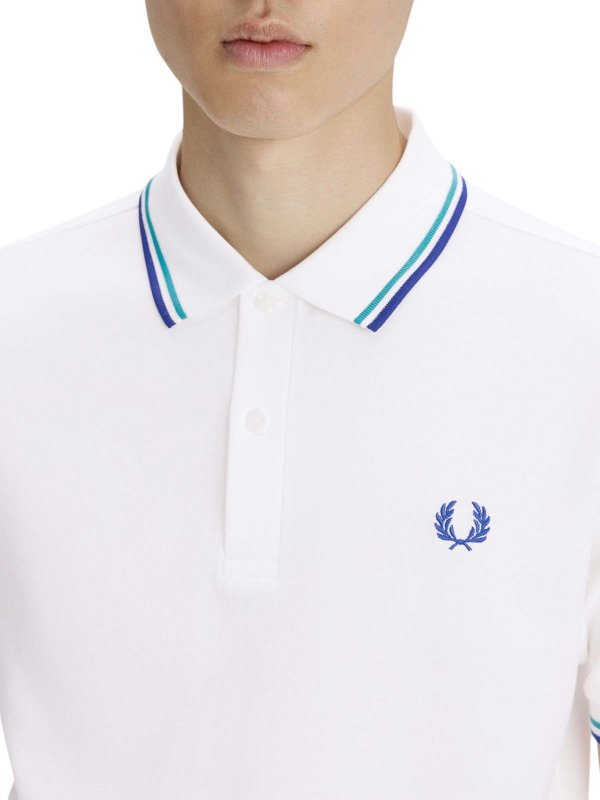The Best Shops FRED PERRY: Poloshirt - Weiß