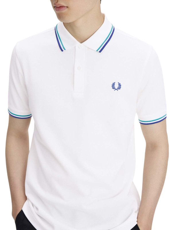 Poloshirts shop online Poloshirt - Weiß