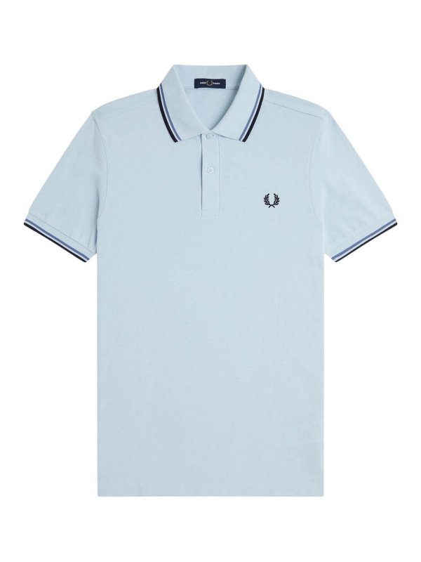 FRED PERRY: Poloshirts - Poloshirt - Hellblau