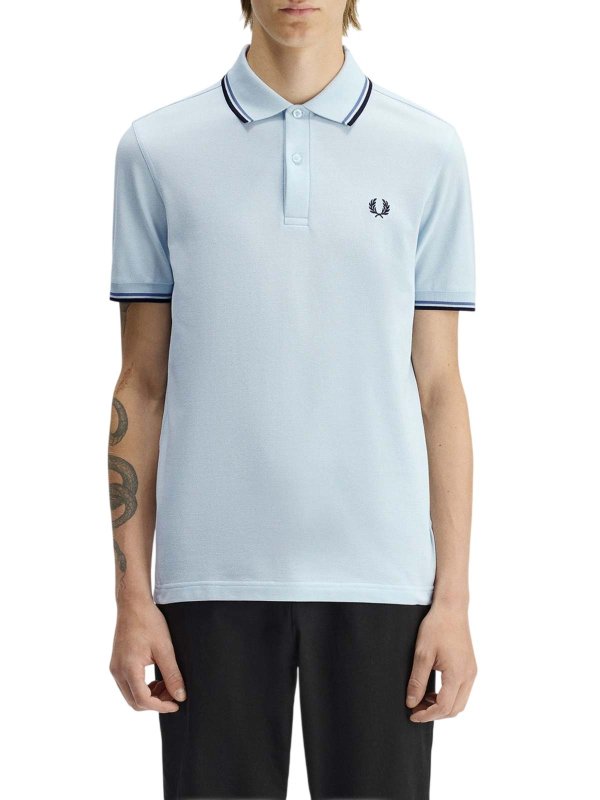 Poloshirt - Hellblau shop online: FRED PERRY