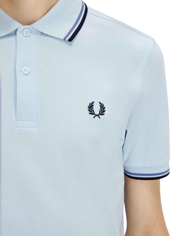 Poloshirts shop online Poloshirt - Hellblau