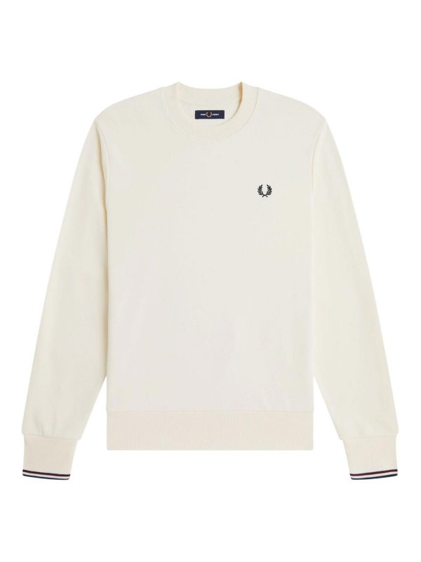 FRED PERRY: Sweatshirts und Pullover - Sweatshirt - Creme