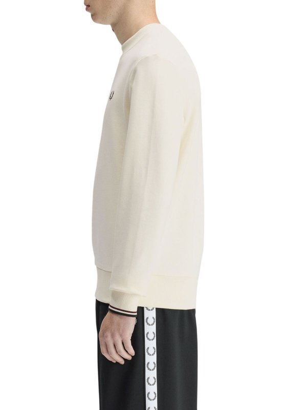 Sweatshirt - Creme shop online: FRED PERRY