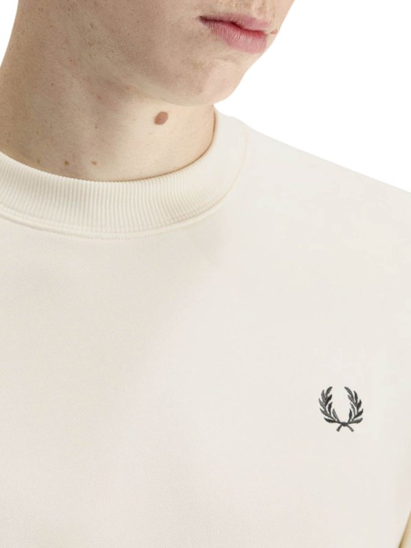 The Best Shops FRED PERRY: Sweatshirt - Creme