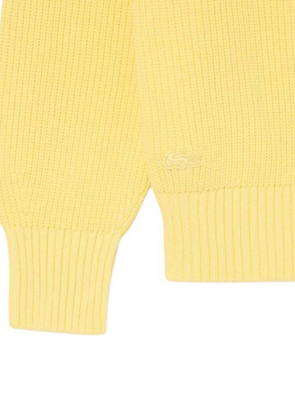 The Best Shops LACOSTE: maglia collo rotondo - Maglie Giallo