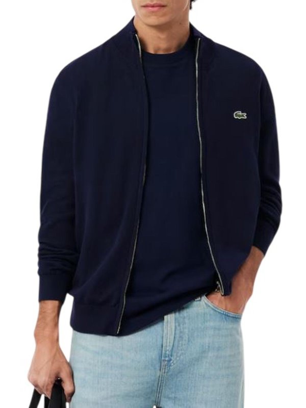 Rundhalspullover - Blau shop online: LACOSTE
