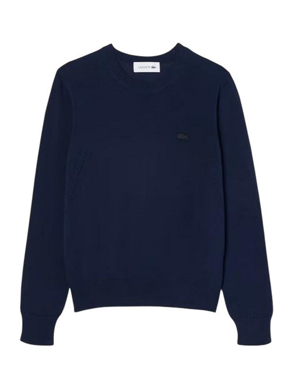 LACOSTE: スウェット＆セーター - スウェットシャツ/セーター - ブルー