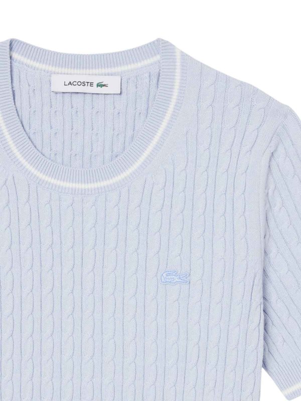 LACOSTE: Felpe e maglie online - Maglie Azzurro