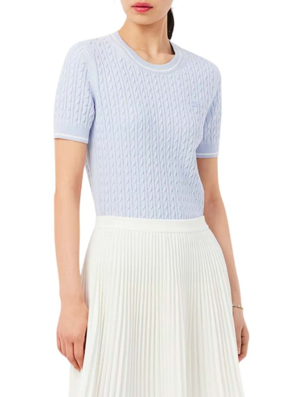 The Best Shops LACOSTE: Felpe e maglie - Maglie Azzurro