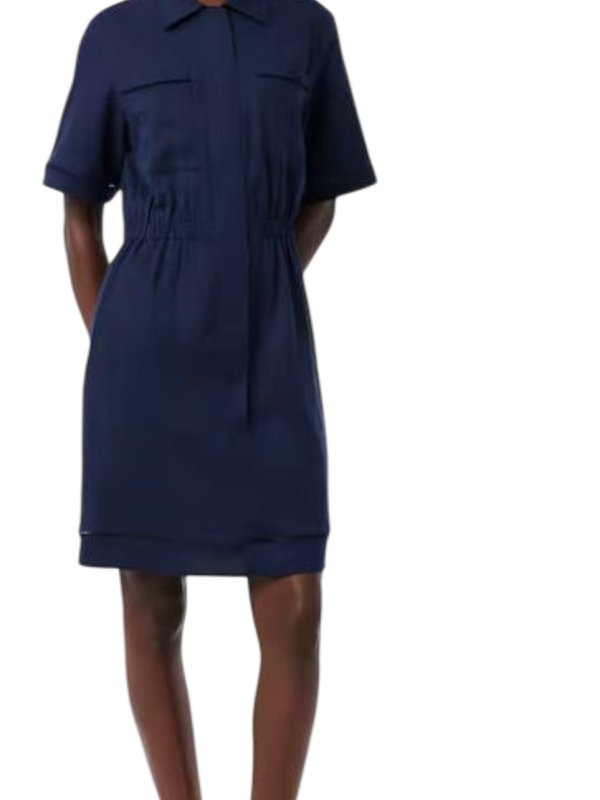LACOSTE: knee length dresses online - White Dress