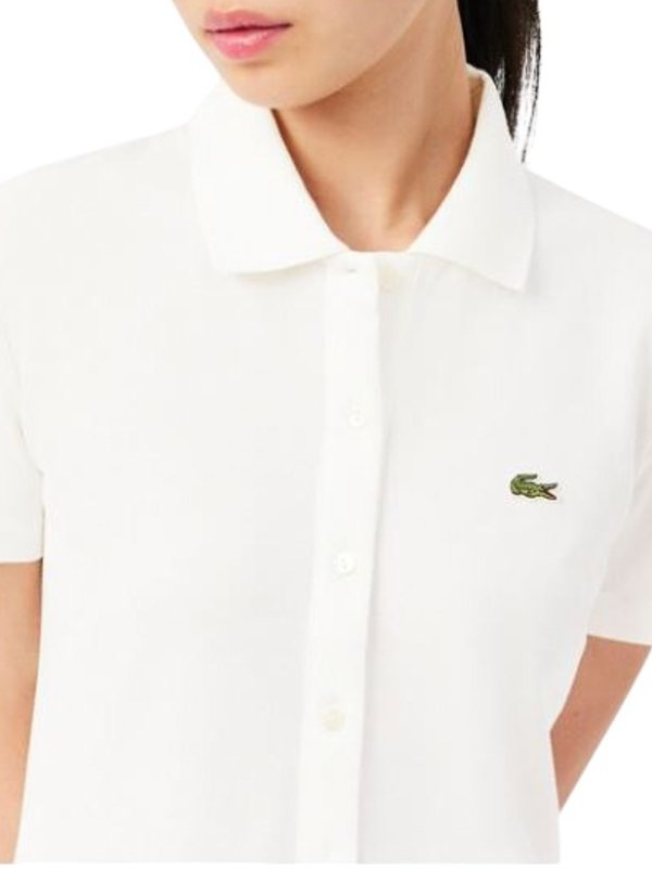 LACOSTE buy online 膝丈ドレス - クリーム