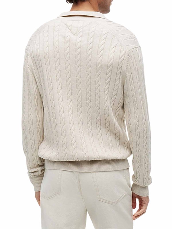The Best Shops TOMMY HILFIGER: ポロシャツ - ポロシャツ - クリーム