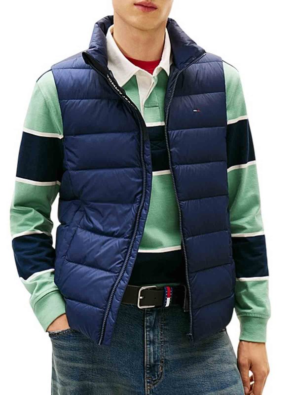 TOMMY HILFIGER: ダウン・ハイテクコート online - ダウンコート - ブルー