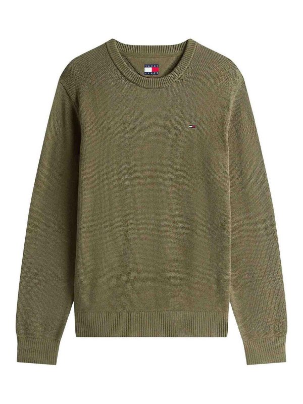 TOMMY HILFIGER: クルーネック - クルーネック - 緑