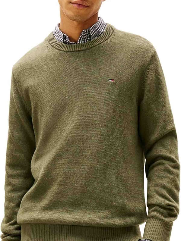 TOMMY HILFIGER: クルーネック online - クルーネック - 緑
