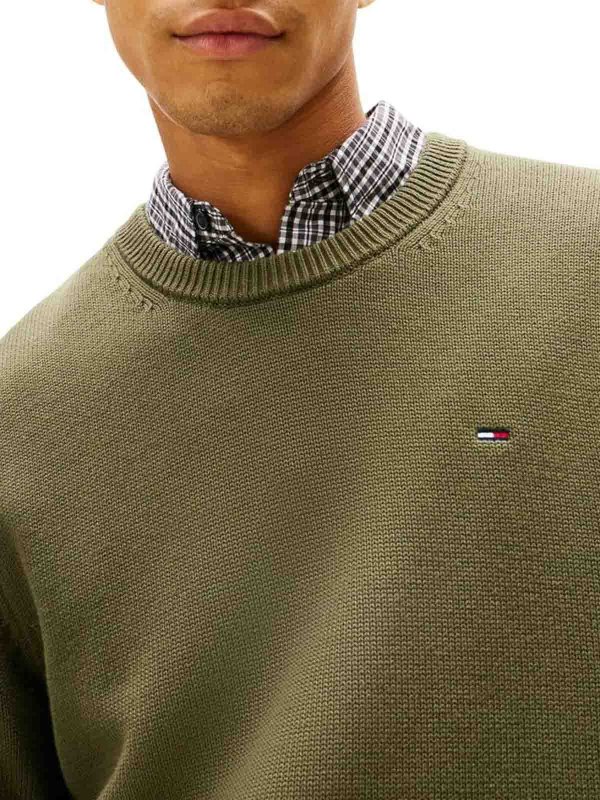 The Best Shops TOMMY HILFIGER: クルーネック - クルーネック - 緑
