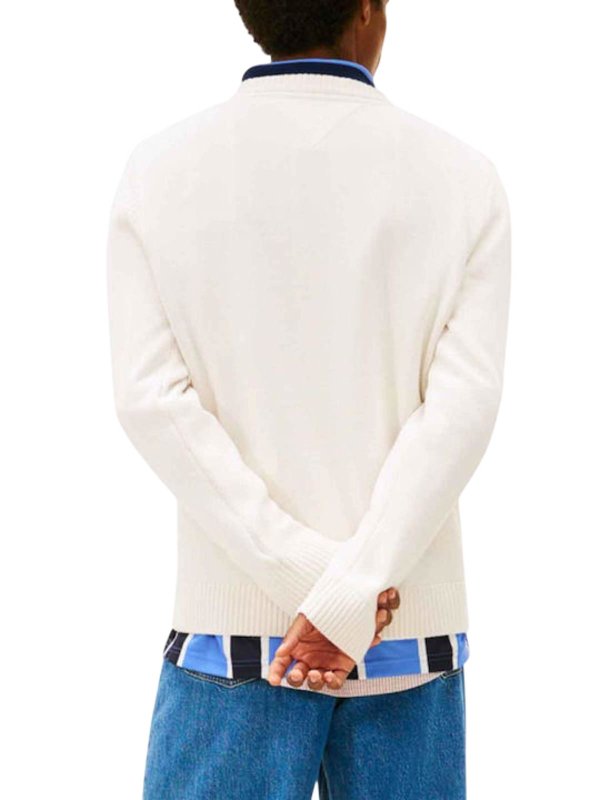 Rundhalspullover - Weiß shop online: TOMMY HILFIGER