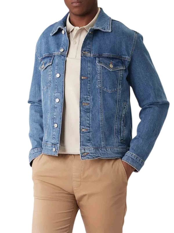TOMMY HILFIGER buy online 膝丈コート - ブルー
