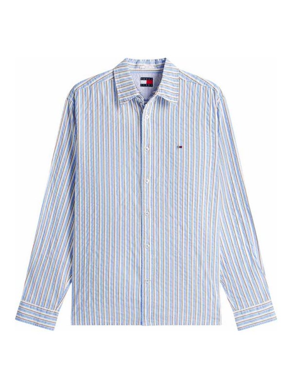 TOMMY HILFIGER: シャツ - シャツ - ブルー