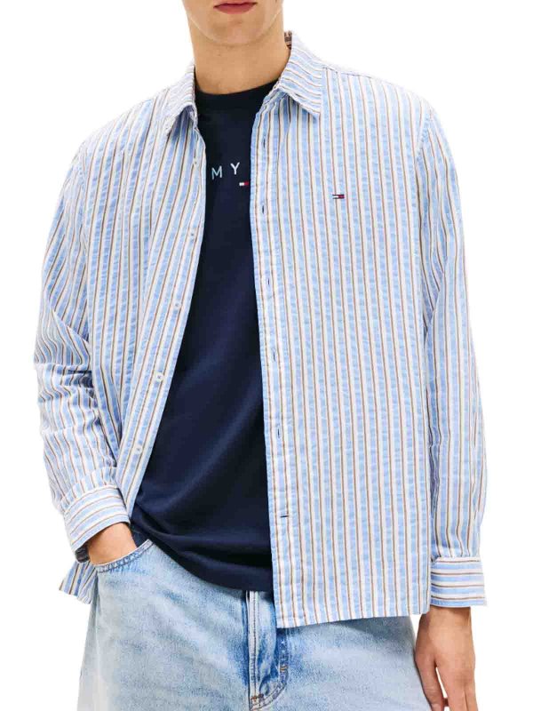 TOMMY HILFIGER: シャツ online - シャツ - ブルー