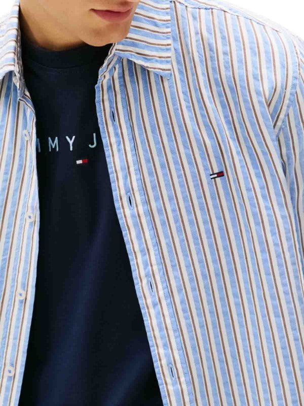 The Best Shops TOMMY HILFIGER: シャツ - シャツ - ブルー
