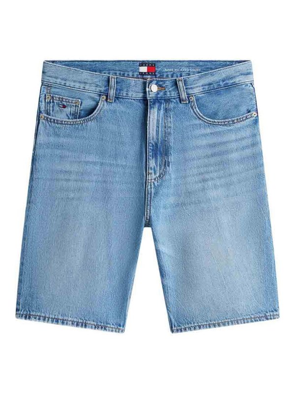 TOMMY HILFIGER: トラウザーショーツ - ショートパンツ - ブルー