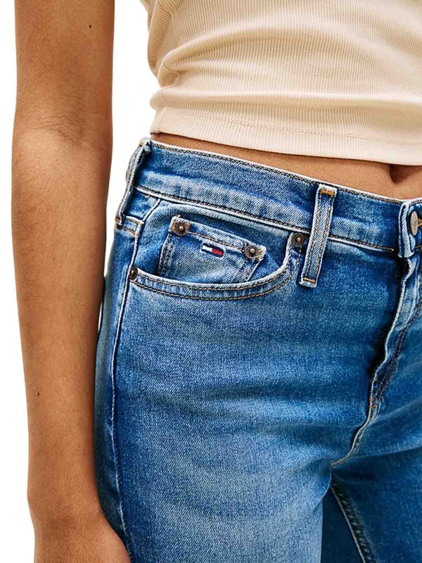 The Best Shops TOMMY HILFIGER: スキニージーンズ - スキニージーンズ - ブルー