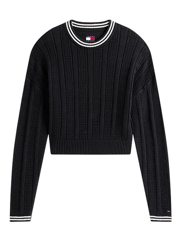 TOMMY HILFIGER: スウェット＆セーター - スウェットシャツ/セーター - 黒
