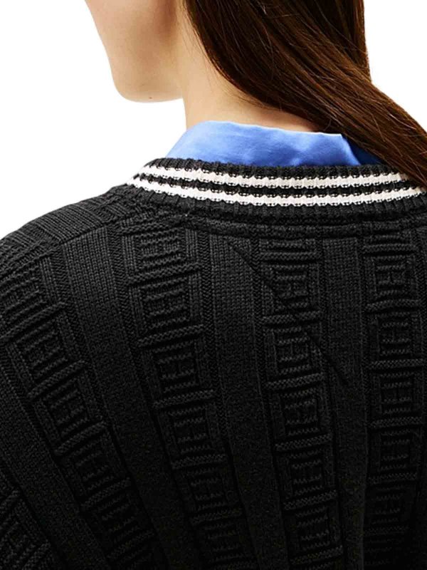 The Best Shops TOMMY HILFIGER: スウェット＆セーター - スウェットシャツ/セーター - 黒