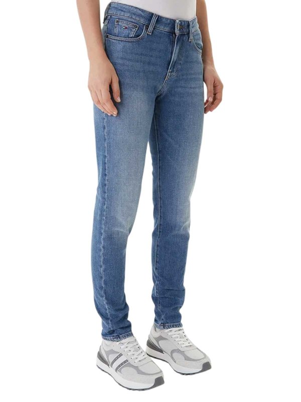 TOMMY HILFIGER: jeans dritti, a sigaretta online - Jeans Blu