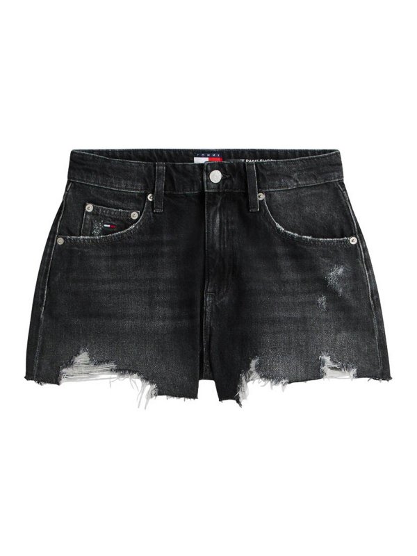 TOMMY HILFIGER: トラウザーショーツ - ショートパンツ - 黒