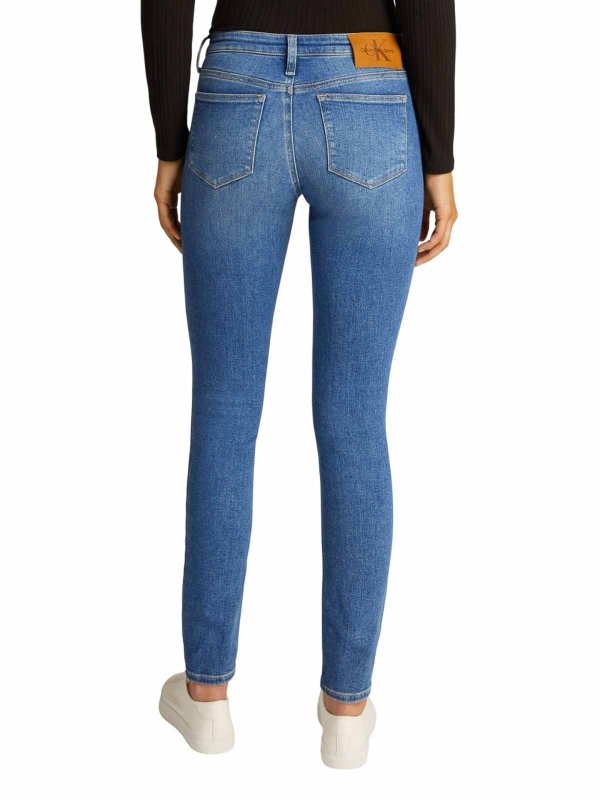 CALVIN KLEIN buy online Vaqueros Pitillos - Azul