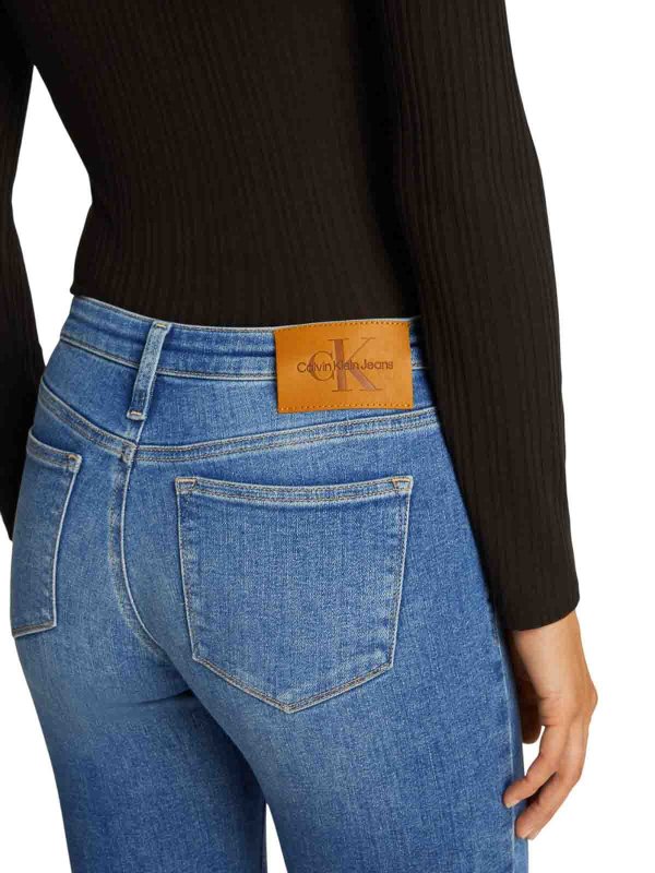 The Best Shops CALVIN KLEIN: Vaqueros Pitillos - Azul
