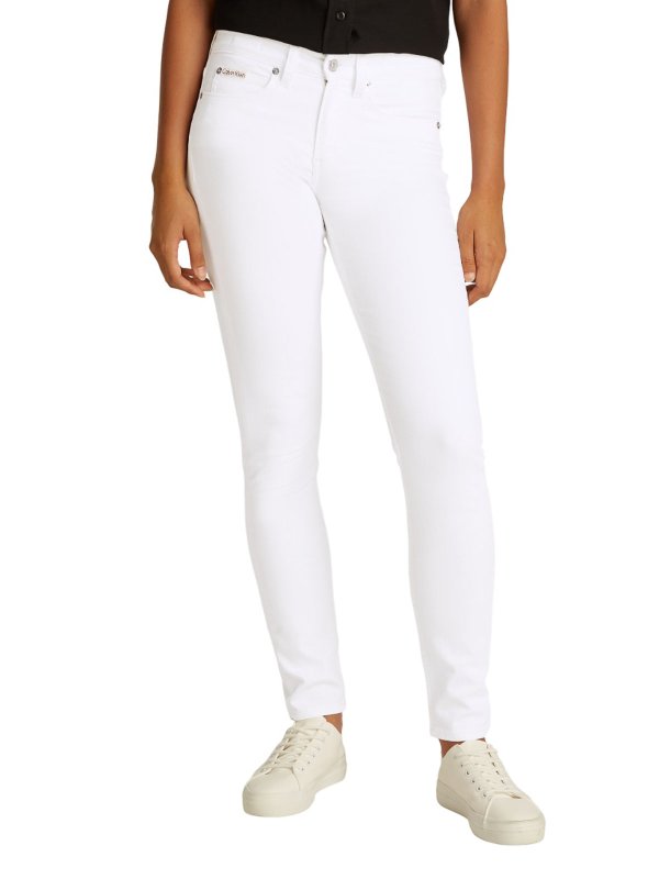 スキニージーンズ - 白 shop online: CALVIN KLEIN