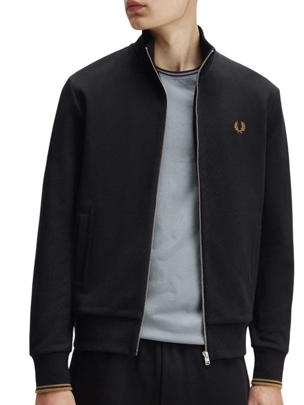 Sweatshirt - Schwarz shop online: FRED PERRY