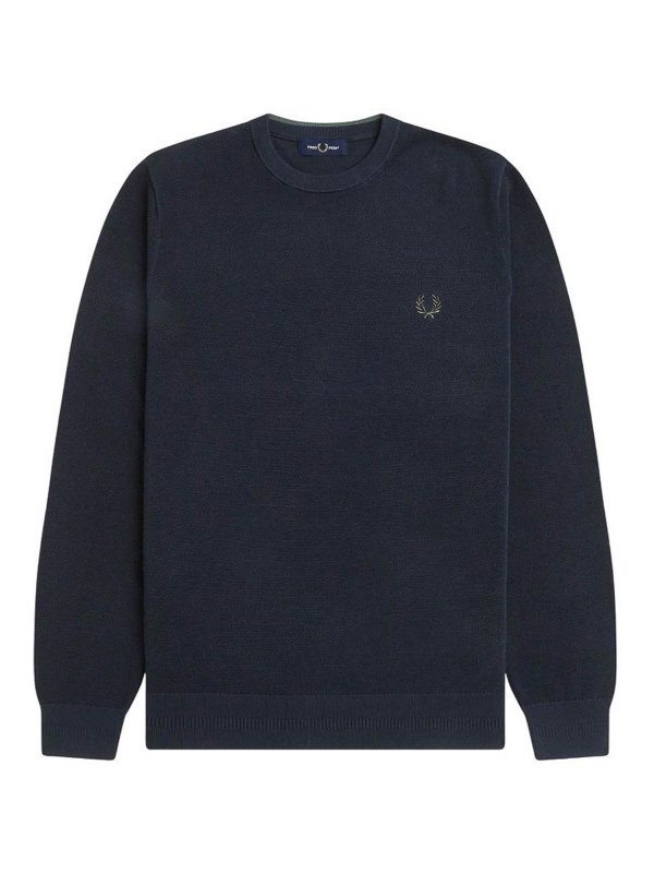 FRED PERRY: crew necks - Blue Shirt