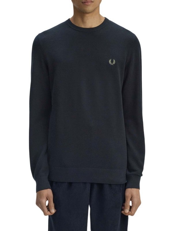 The Best Shops FRED PERRY: crew necks - Blue Shirt