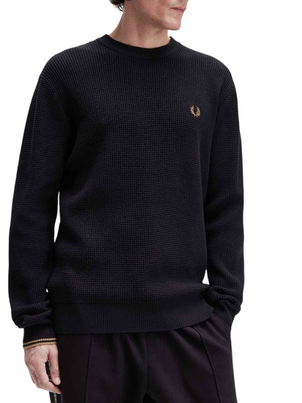 The Best Shops FRED PERRY: crew necks - Black Shirt