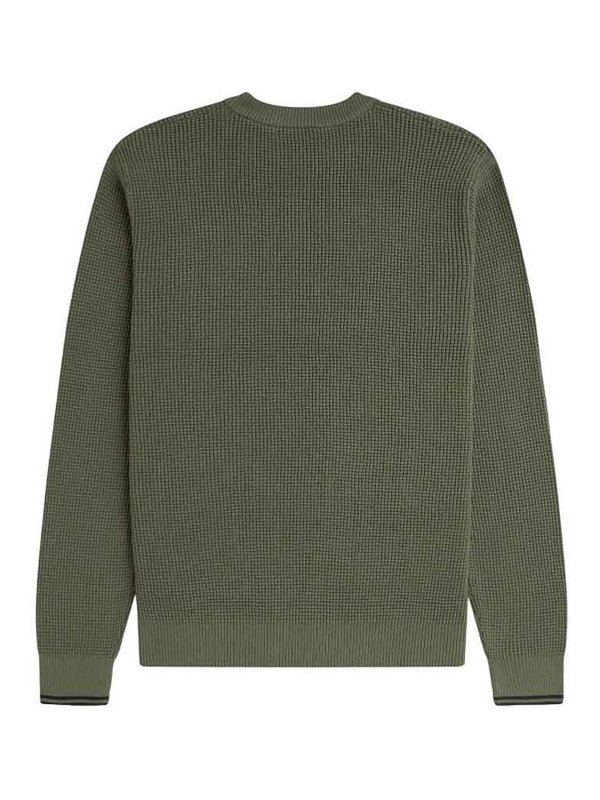 FRED PERRY: maglia collo rotondo online - Maglie Verde